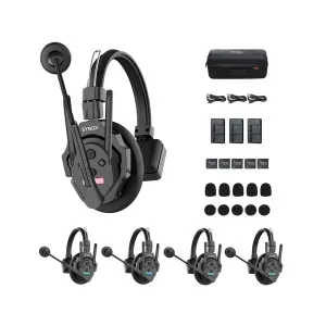SYNCO XTALK X5 2.4GHz Wireless Intercom System for 5 Person