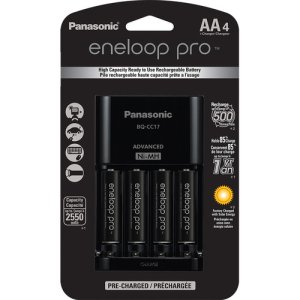 PANASONIC ENELOOP BATTERIES AND CHARGER