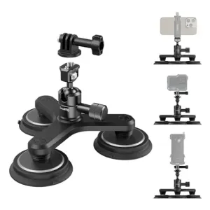SMALLRIG TRIPLE MAGNETIC SUCTION CUP MOUNTING SUPPORT KIT FOR ACTION CAMERAS 4468