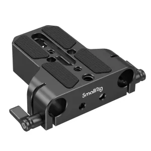 SMALLRIG BOTTOM MOUNT PLATE WITH DUAL 15MM ROD CLAMP 1674