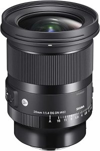 Sigma 20mm F1.4 DG DN Art Lens for L-Mount