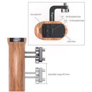 SmallRig Wooden Universal Side Handle (2093)