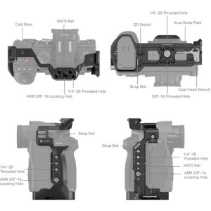 SmallRig Cage for Panasonic Lumix G9 II / S5 II / S5 IIX 4022