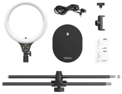 ULANZI T1 Desktop Overhead Shooting Bracket Ring Light Set