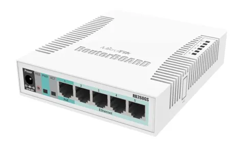 MikroTik CSS106-5G-1 5-Port Gigabit Switch