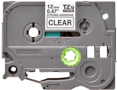 Brother Laminated 12mm WZC-S131 Black on Clear Label Cartridge