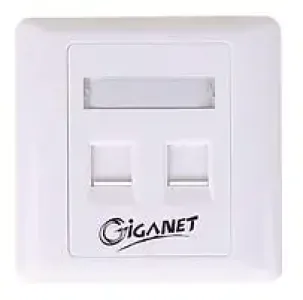 GIGANET DUAL FACEPLATE