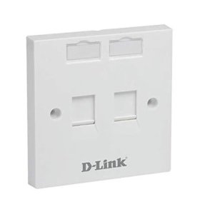 D-link NFP-0WHI21 Dual Faceplate with Shutter & ID Plate White