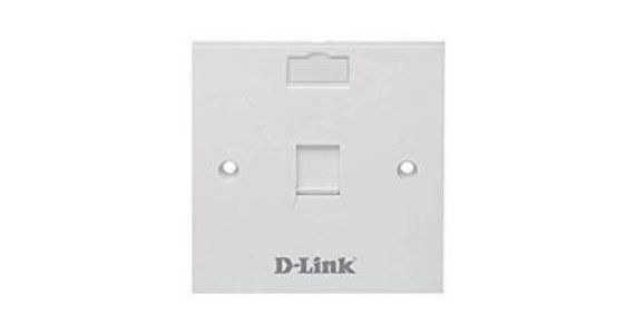 D-Link NFP-0WHI11 Single Faceplate with Shutter & ID Plate White