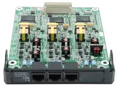 Panasonic KX-NS5180X 6 Port Analog Trunk Card (LCOT6)