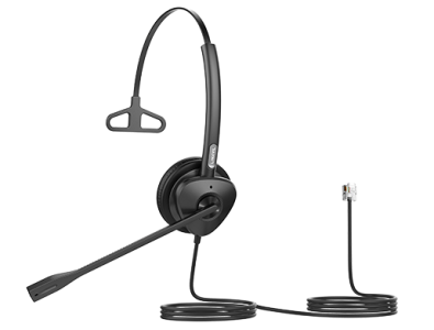 Fanvil HT302 QD to RJ9 Headset Dual-Ear Wired Communication